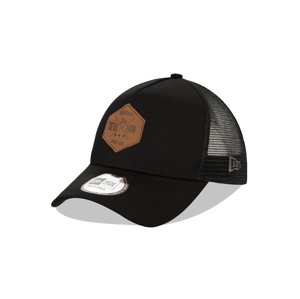 New Era Patch Black A-Frame Trucker Cap