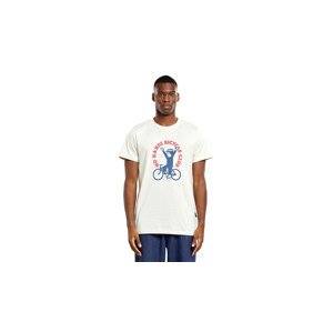 Dedicated T-shirt Stockholm No Hands Oat White