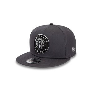 New Era Brooklyn Nets NBA Seasonal Infill Grey 9FIFTY Snapback Cap