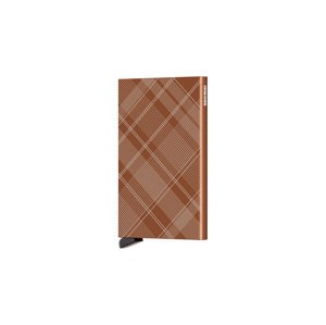 Secrid Cardprotector Laser Tartan Rust