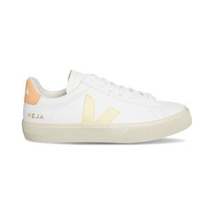 Veja CAMPO CHROMEFREE LEATHER WHITE SUN PEACH