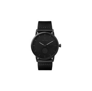 Triwa Midnight Falken Black Classic Italian - Black Buckle