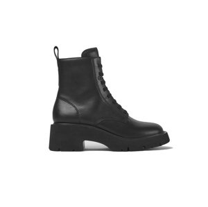 Camper Milah Lace-Up Black Boots