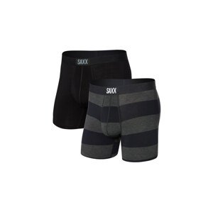 Saxx Vibe Boxer Brief 2-Pack Graphite