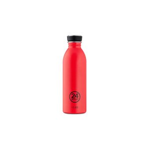 24 Bottles Urban Bottle Stone Hot Red 500ml