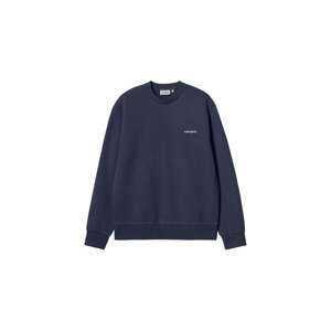 Carhartt WIP Script Embroidery Sweat Air Force Blue