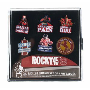 Kitűző (készlet 6 darab) Rocky - 45th Anniversary Limited Edition