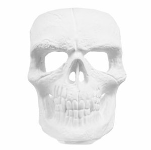 Gyertyatartó (dekoráció) HANDICAP - Skull - fehér