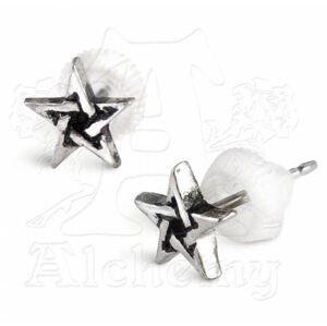 fülbevaló Pentagram Studs E164 - Alchemy Gótikus