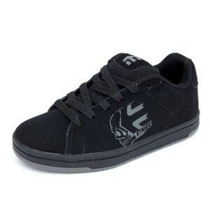 rövidszárú cipő gyermek - ETNIES - BLACK-CHARCOAL