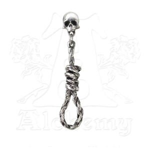 fülbevaló Hnag Mans Noose - ALCHEMY GOTHIC - E256