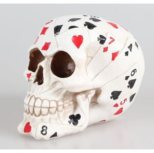 dekoráció Dead Mans Hand Skull - AL50067