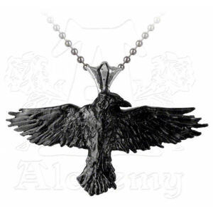 ALCHEMY GOTHIC nyaklánc - Black Raven - P193