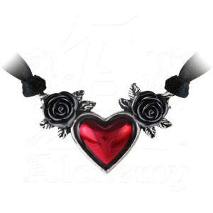 ALCHEMY GOTHIC nyaklánc - Bloodheart Rose - P746