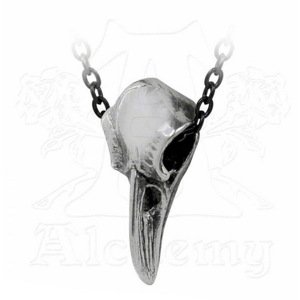 ALCHEMY GOTHIC nyaklánc - Rabenschadel Klein - P752