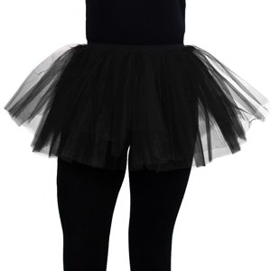 POIZEN INDUSTRIES női szoknya - Cor Midi Tutu- Black - POI023