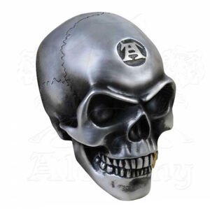 ALCHEMY GOTHIC dekoráció- Metalised Alchemist Skull