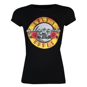 metál póló női Guns N' Roses - Logo Skinny - ROCK OFF - GNRTS03LB L