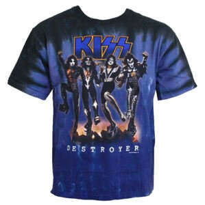 metál póló férfi Kiss - Destroyer - LIQUID BLUE - 11907 L