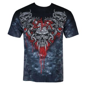 metál póló férfi Slayer - Hell Awaits - LIQUID BLUE - 11608 L