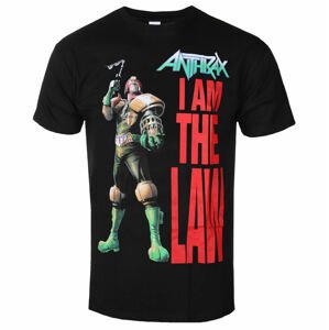 metál póló férfi Anthrax - I Am The Law - ROCK OFF - ANTHTEE04MB L