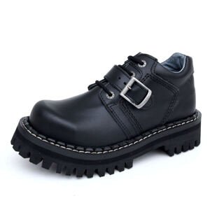 bőr csizma unisex - KMM - Black-1P-032 36