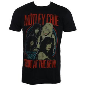 metál póló férfi Mötley Crüe - Vintage World Tour Devil - ROCK OFF - MOTTEE21MB L