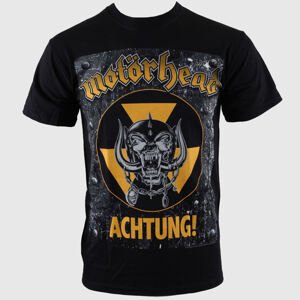 metál póló férfi Motörhead - Achtung g- Blk - ROCK OFF - MHEADTEE06MB M