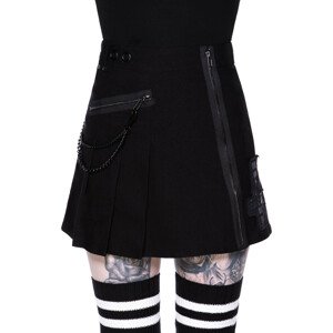 KILLSTAR - Calling Alice fekete miniszoknya 3 XL