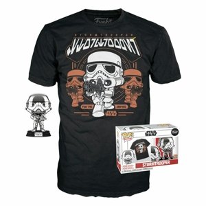 filmes póló férfi Star Wars - POP! & Tee Stormtrooper - POP - FK63579 M