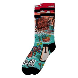 Zokni AMERICAN SOCKS - Tiki Surf S / M