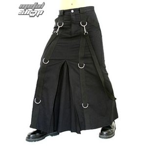 skót szoknya ADERLASS - Chain Skirt Denim Black - A-2-20-001-00 M