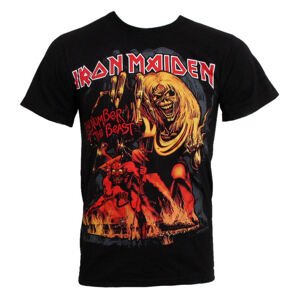 metál póló férfi Iron Maiden - The Number of the Beast - ROCK OFF - IMTEE12MB L