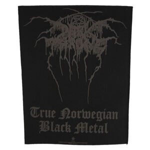 Nagy méretű Felvarró Darkthrone - True Norwegian Black Metal - RAZAMATAZ