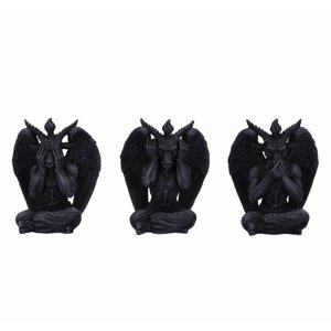 Figurák (szett) Three Wise Baphomet