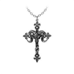 Nyaklánc ALCHEMY GOTHIC - Cross Of Baphomet