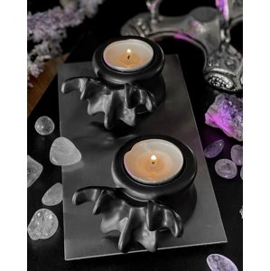 Gyertyatartó (2db-os szett) KILLSTAR - Ossuary Tealight - Fekete