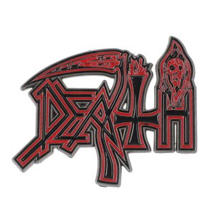 kitűző DEATH - HUMAN LOGO - RAZAMATAZ