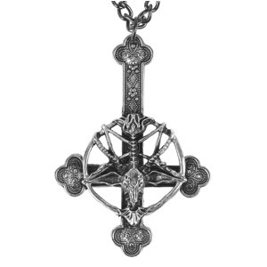 Nyaklánc Baphomet Satanic Cross