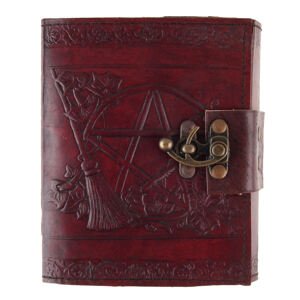 jegyzet blokk Pentagram Leather Domborít Journal