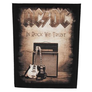 AC/DC nagy felvarró - In Rock We Trust - RAZAMATAZ - BP1015