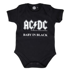 Baba rugdalózók gyermek AC-DC - Baby in Black - METAL-KIDS - 504.30.8.7 68/74