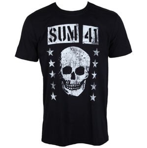 metál póló férfi Sum 41 - GRINNING SKULL - PLASTIC HEAD - RTSUM003 SUMTS01MB L