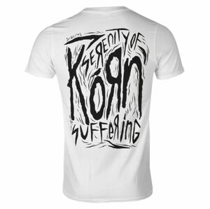 metál póló férfi Korn - Scratched Type - ROCK OFF - KORNTS08MW XL