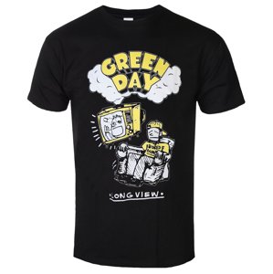 metál póló férfi Green Day - Longview Doodle - ROCK OFF - GDTS24MB L