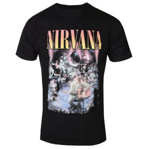 metál póló férfi Nirvana - Unplugged Photo - ROCK OFF - NIRVTS23LB L