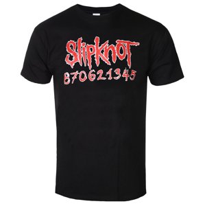 metál póló férfi Slipknot - Numbers Black - NNM - 50906100 L