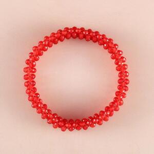 Bracelet with Red Quartz ATWG: 66.00 cts, AVG: 13.20 grms, Méret: 19 cm